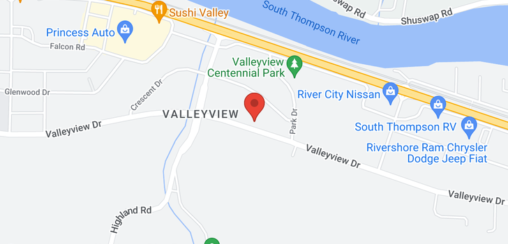 map of 2252 VALLEYVIEW DRIVE